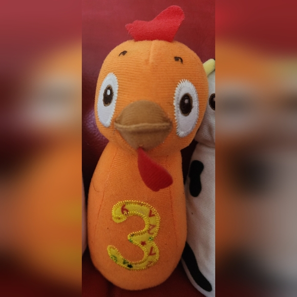 Early Years Baby Farm Animals Bowling Set 2008 Rattles BENIFITS CHARITY - Picture 5 of 12